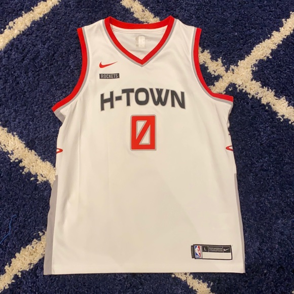 russell westbrook h town jersey
